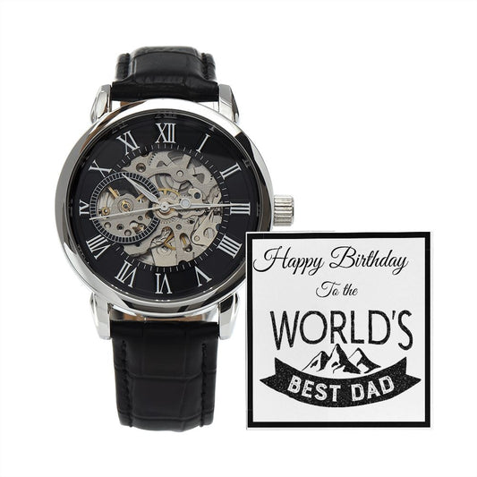 Men's Luxury Open Work Watch